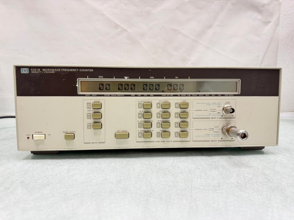 HP Hewlett Packard 5351B Continuous Wave Microwave Frequency Counter