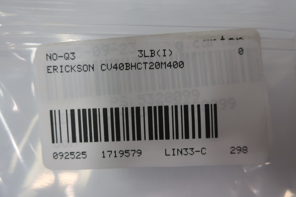 Erickson CV40BHCT20M400 Tool Holder