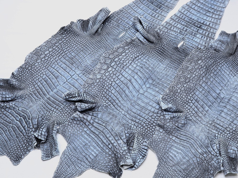 Crocodile Leather Denim VF Color