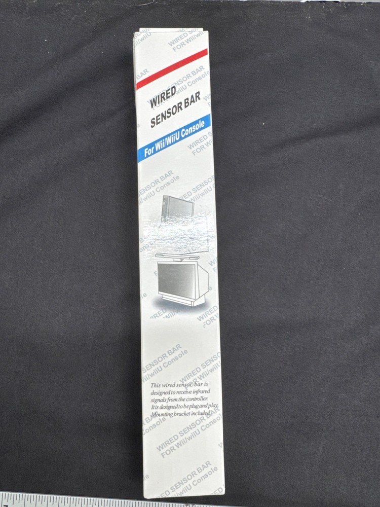 Wired Sensor Bar For Wii/Wii U Console Gaming Accessory With Easy Setup