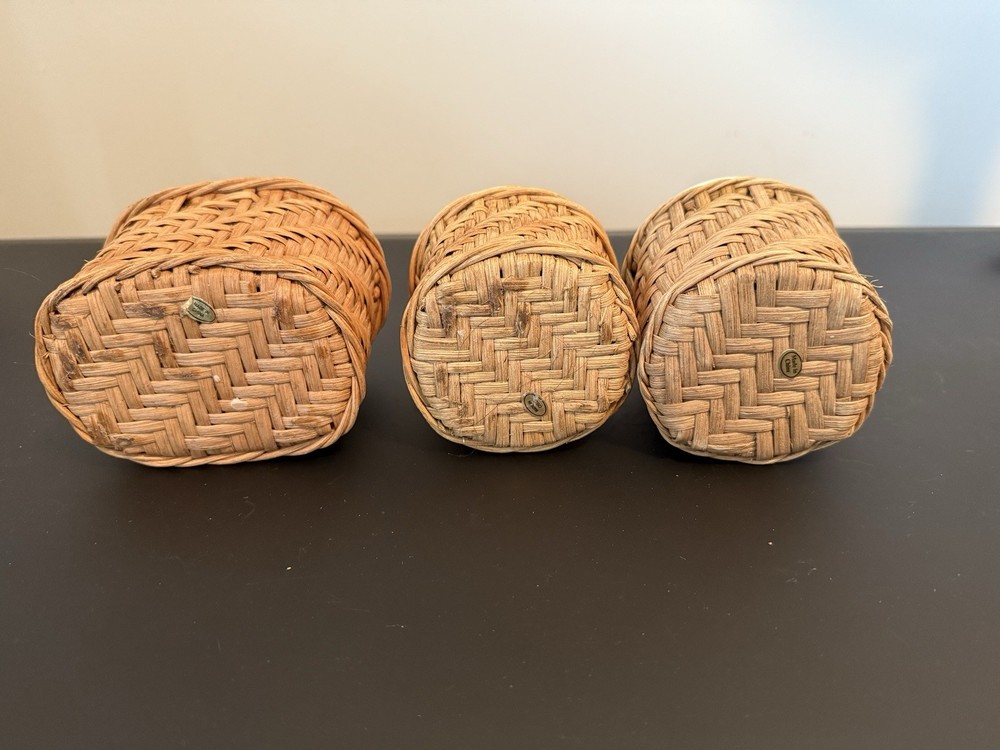 Bathroom Wicker Rattan Accessories Set