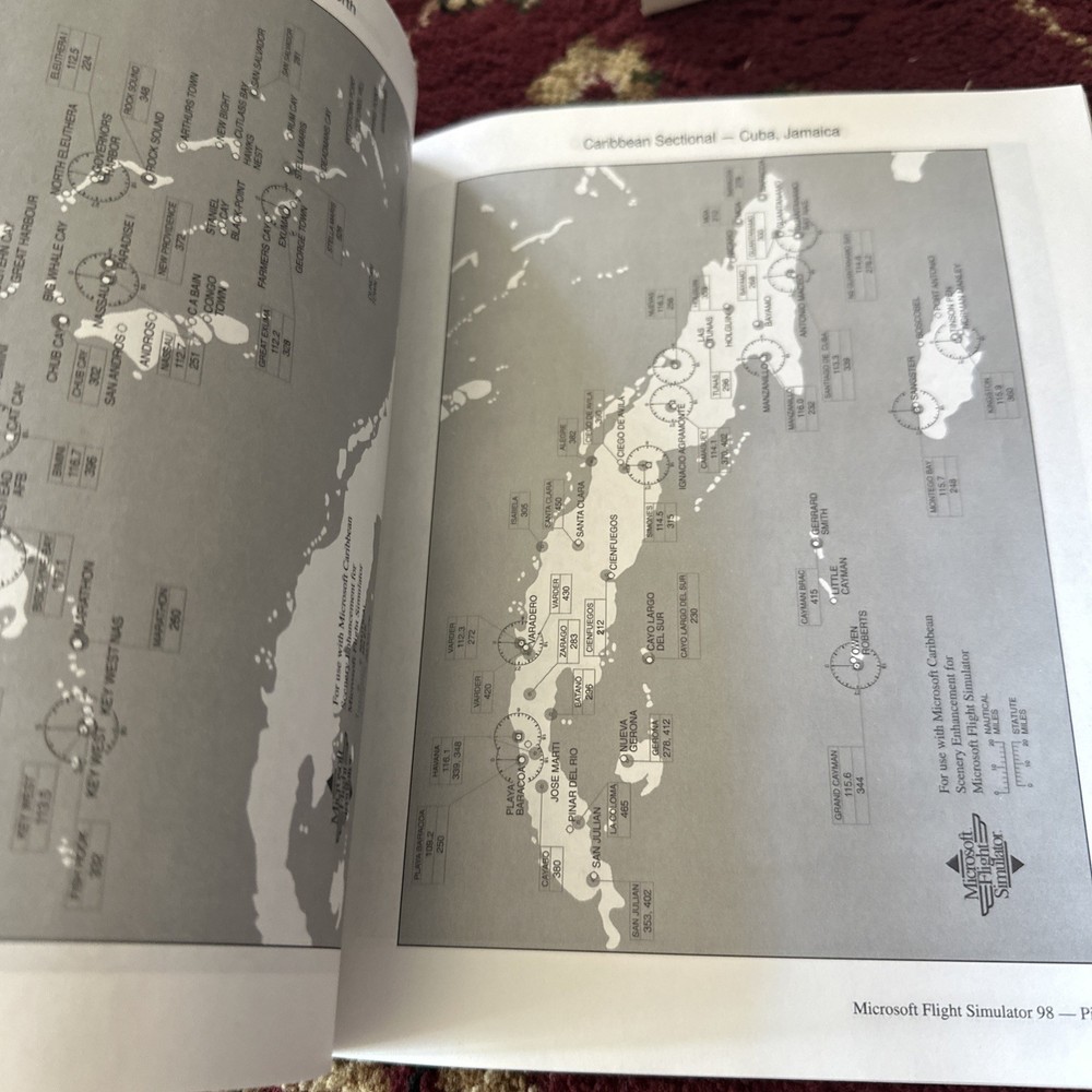 Microsoft Flight Simulator 98 PC CD-ROM + Pilots Handbook + Strategy Guide