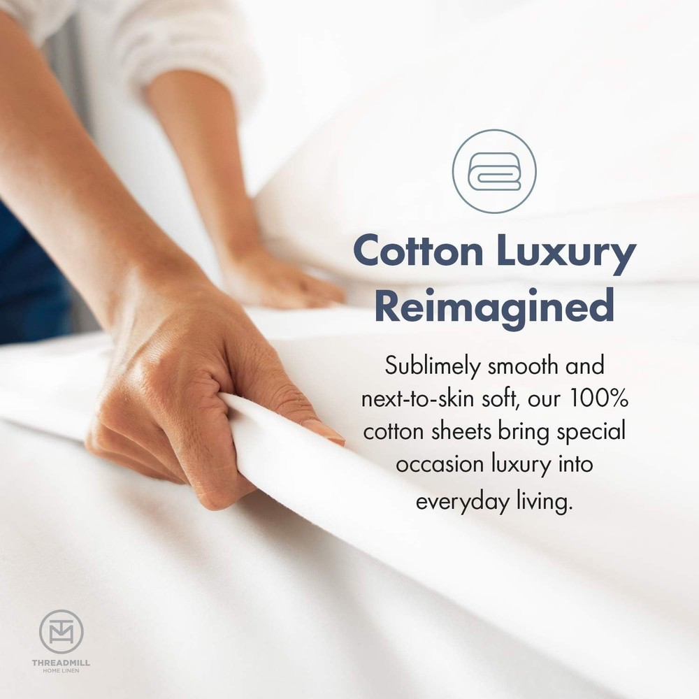 Comfortable Cotton Pillowcases 600 Thread Count Hotel Quality Ivory Covers