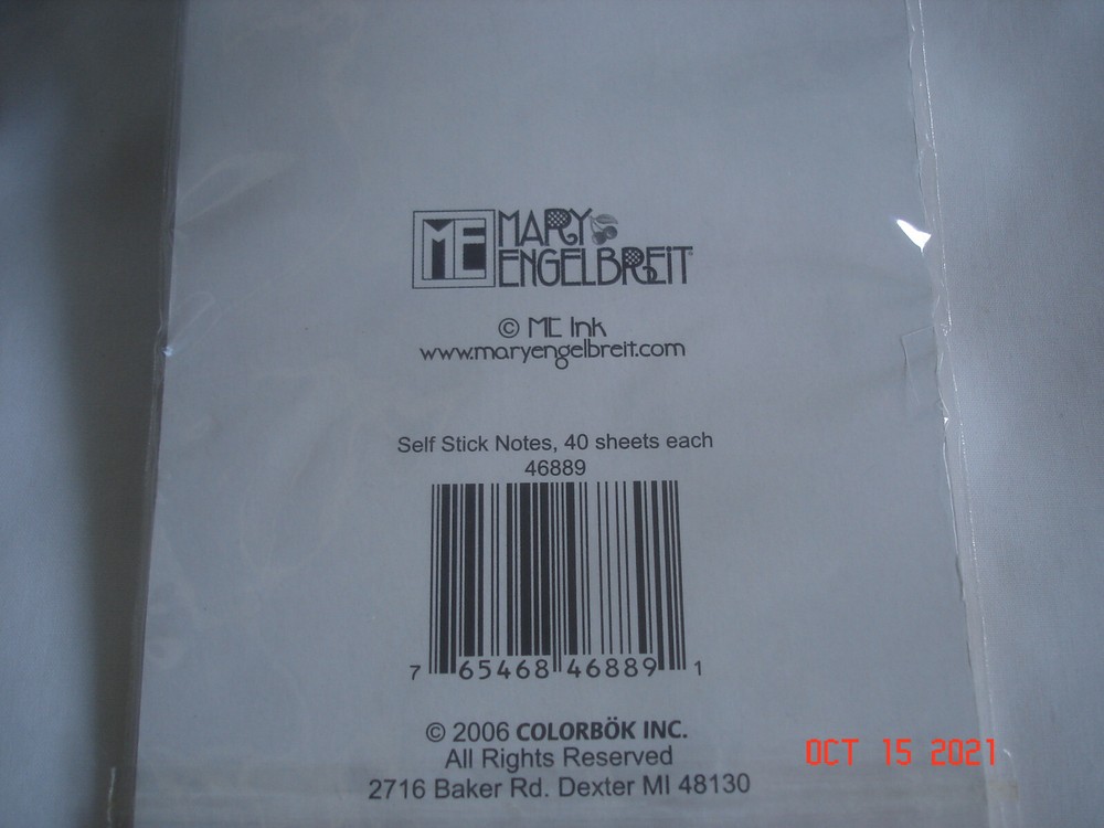 2006 SEALED PKG. MARY ENGELBREIT INK SELF STICK NOTES / POST-ITS 40 Sheets Each