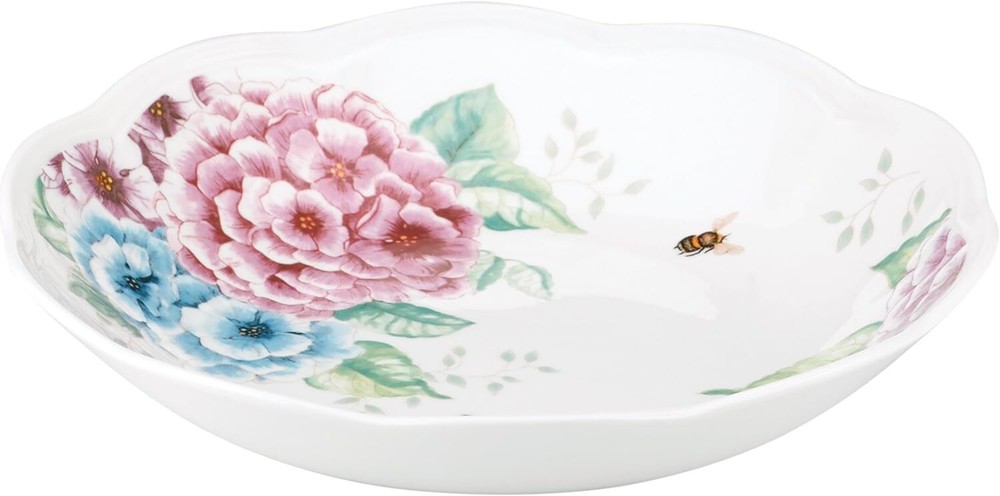Lenox Butterfly Meadow Hydrangea Pasta Bowl, 1.60 LB, Multi