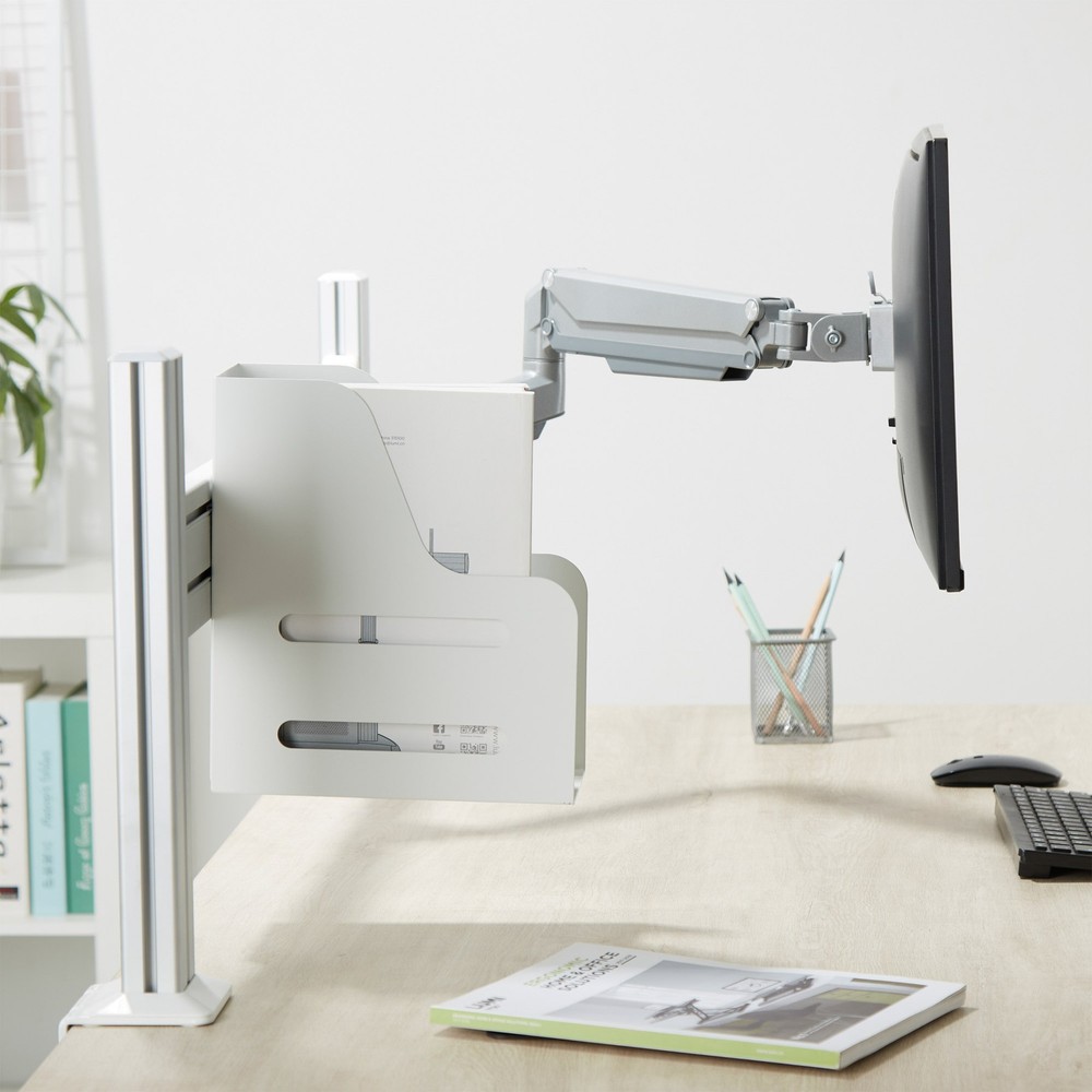 InLine Slatwall Document Binder White Stahl White 23182C