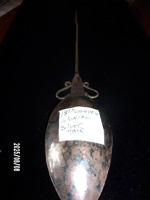 18th Century Colonial Silver Hair Piece