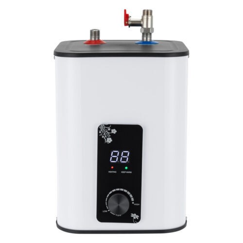 8L Rectangle Electric Mini Tank Water Heater Instant Hot Water Heater 1500W SALE