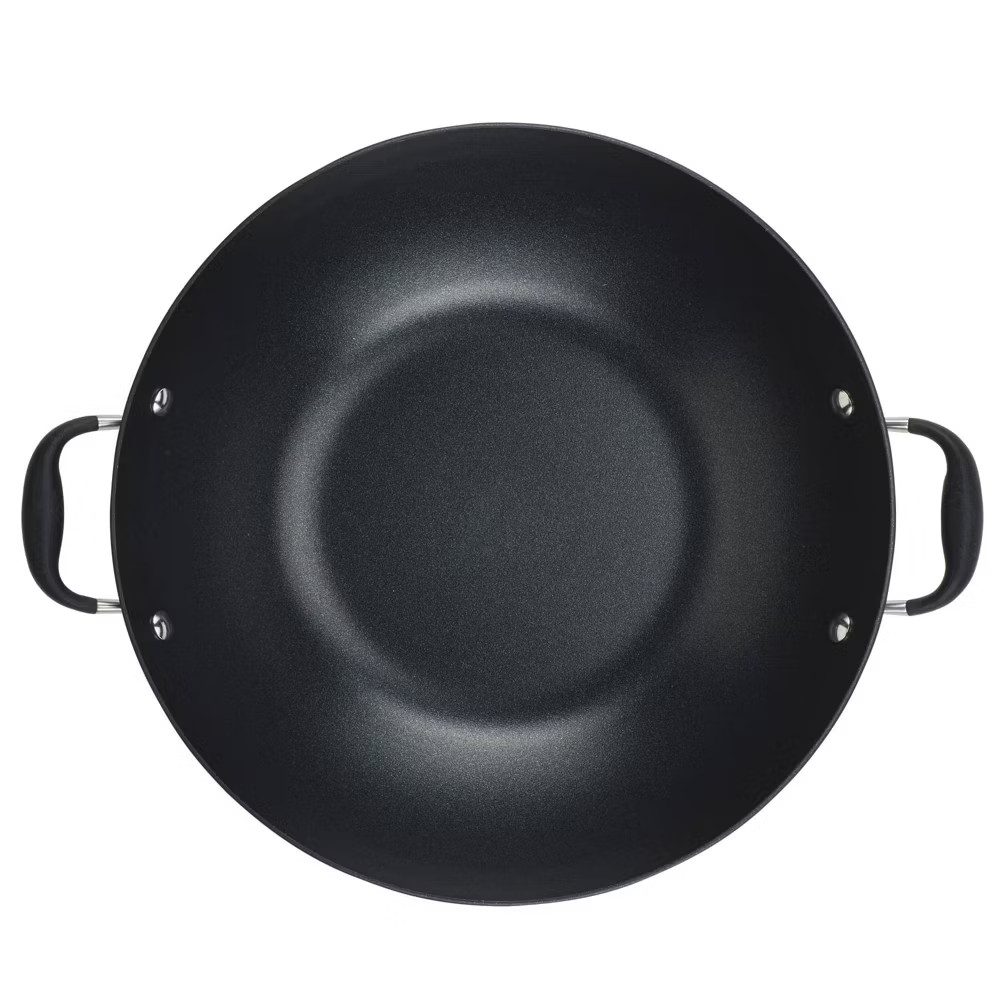 Anolon Advanced Home 14" Hard Anodized Nonstick Wok with Side Handle and