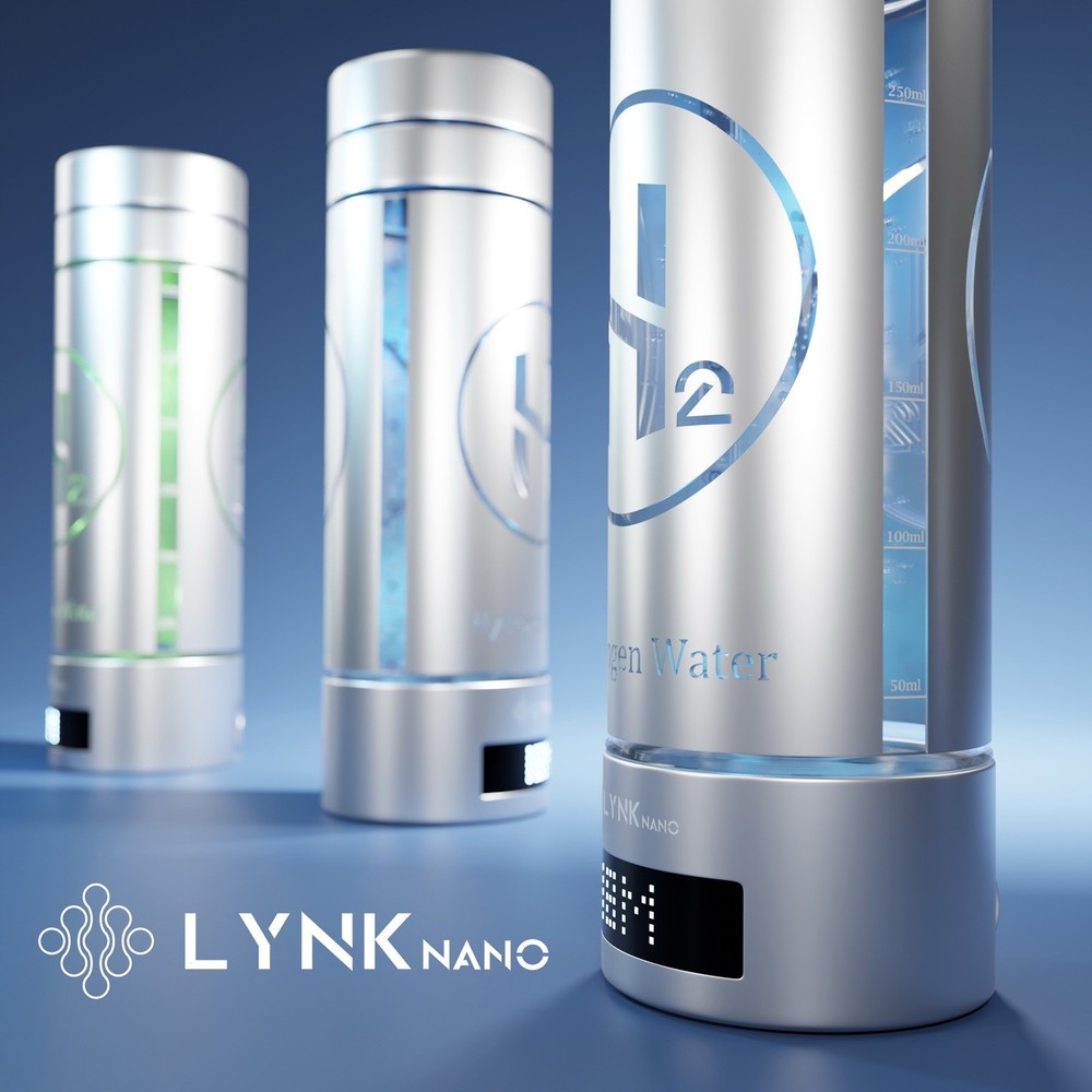 9000ppb Hydrogen H2 Water Bottle PORTABLE & DIGITAL Drink Cup + Inhaler