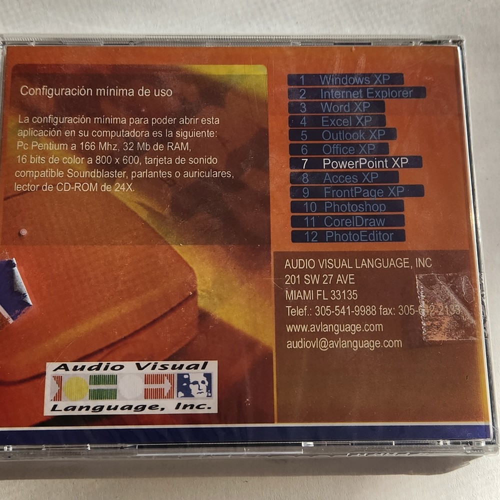 Sealed Curso Interactivo de Computacion #7 PowerPoint XP CD ROM CD-ROM