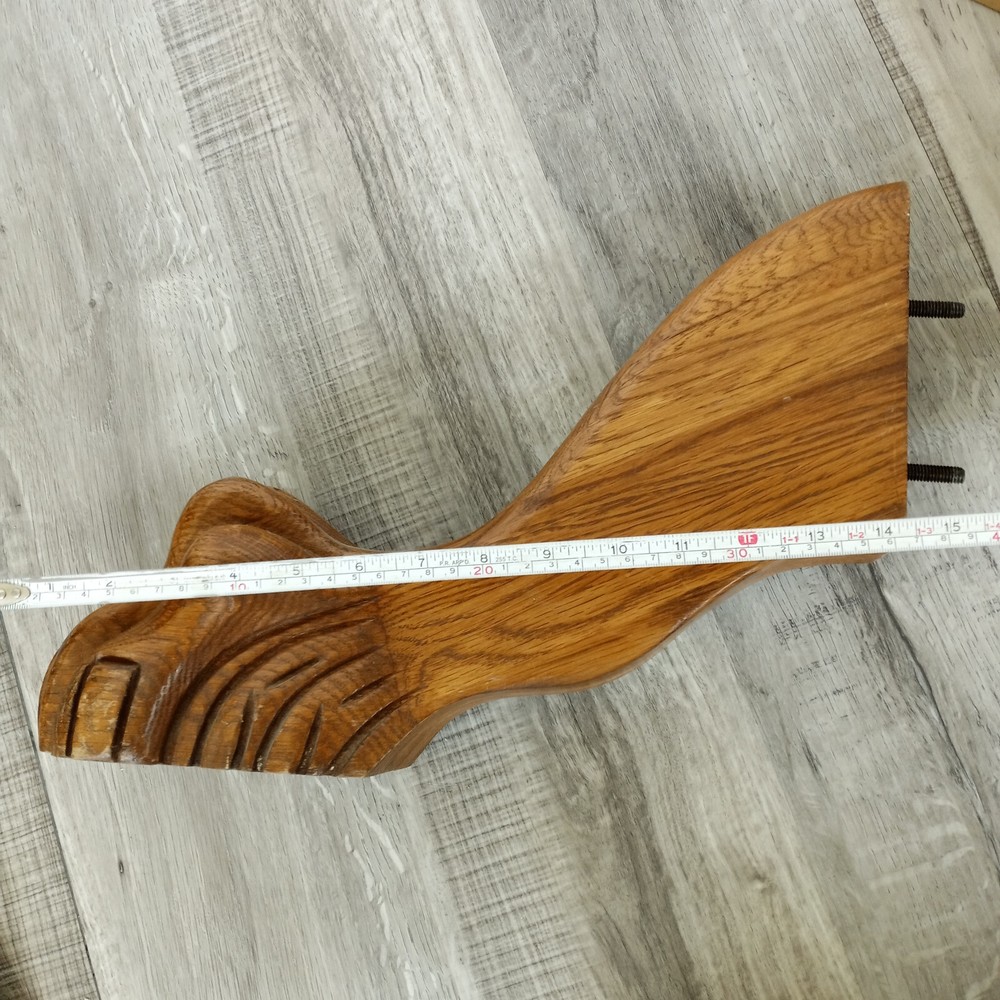 Oak Claw Foot Table Leg REPLACEMENT LEG