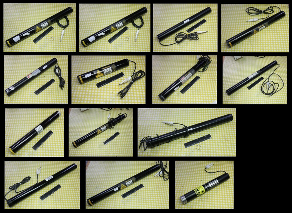 HeNe Laser Heads - Several Types - Teaching, Research, Modes, Stabilized, Zeeman