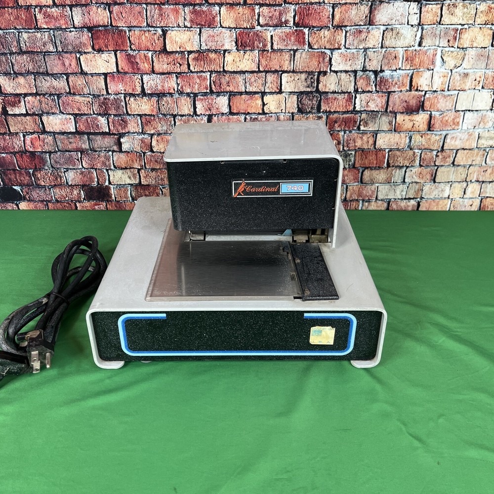 vintage Cardinal 740 Detecto Printer  Powers on untested, Scale truck