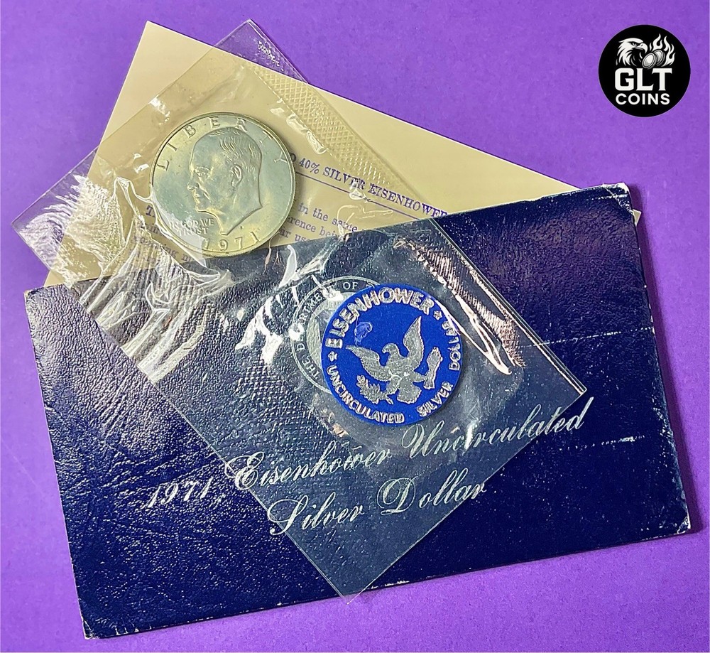 1971-S Silver Ike Dollar ✦ Uncirculated ✦ US Mint OGP Package