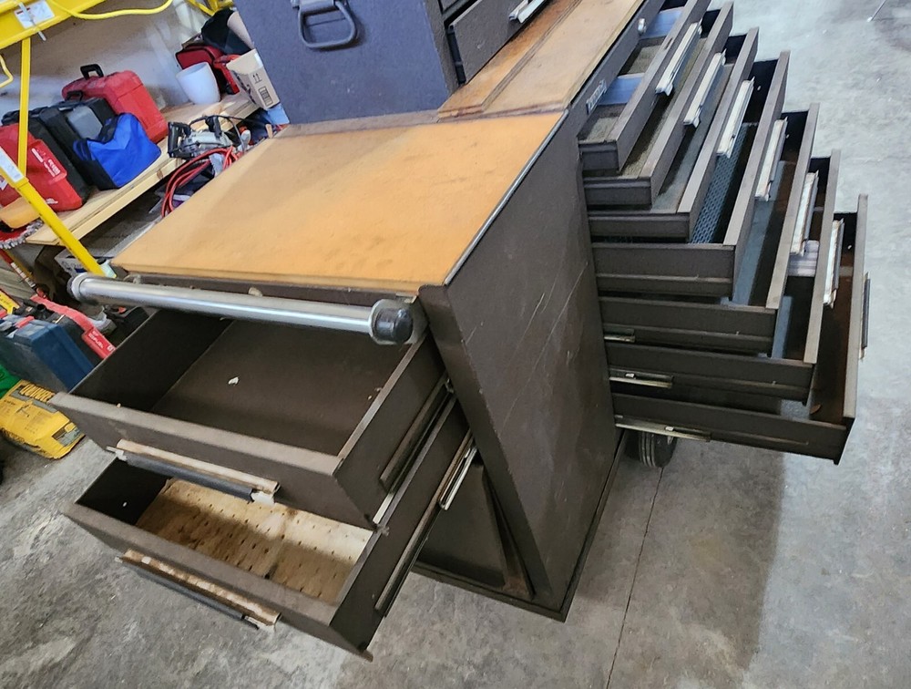 kennedy, machinist, roll away, tool box,