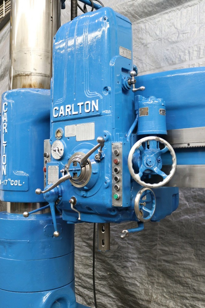 6' X 17" CARLTON RADIAL DRILL: YODER #71032