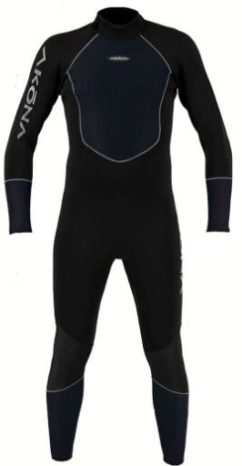 Akona Mens 3mm Backzip Classic & Phantom Full Wetsuits