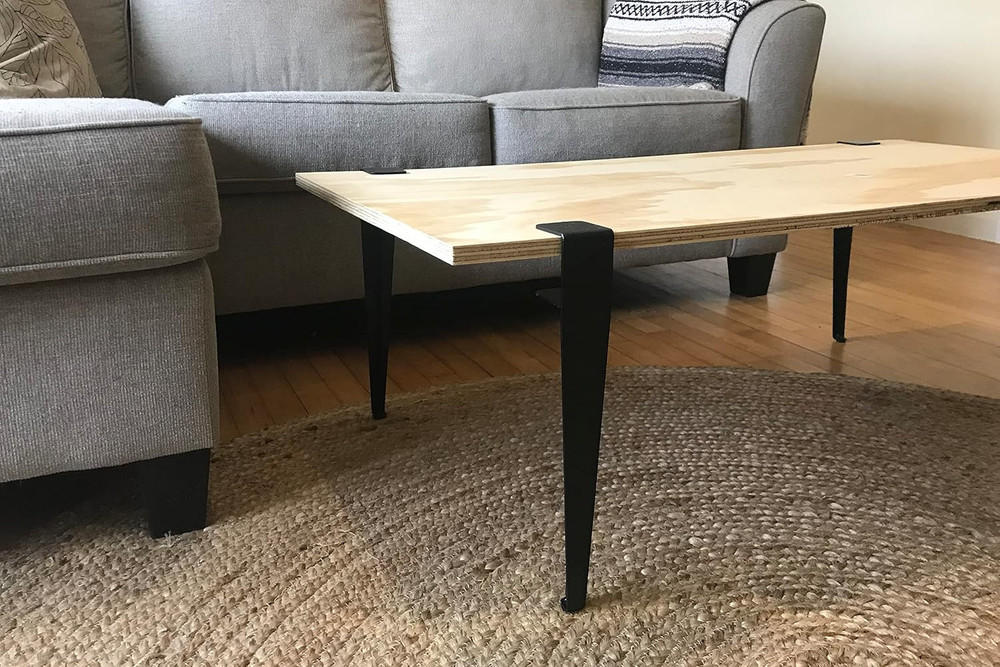 Adjustable 16" Table Clamp Legs - Black, Perfect for Versatile Setup