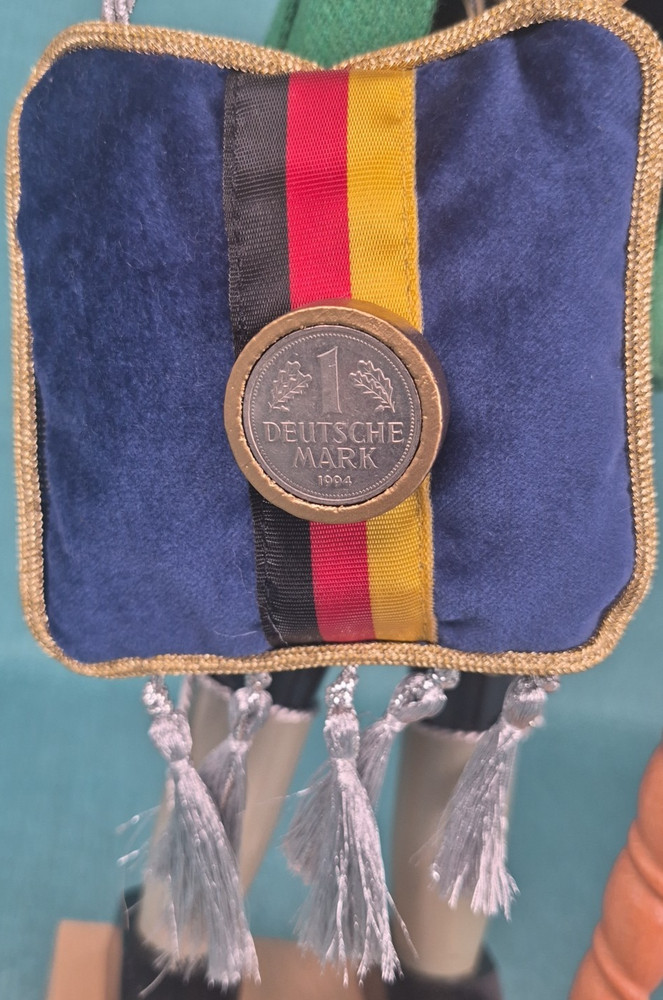 *Signed* Steinbach Good Old Mark Last German Coin Nutcracker