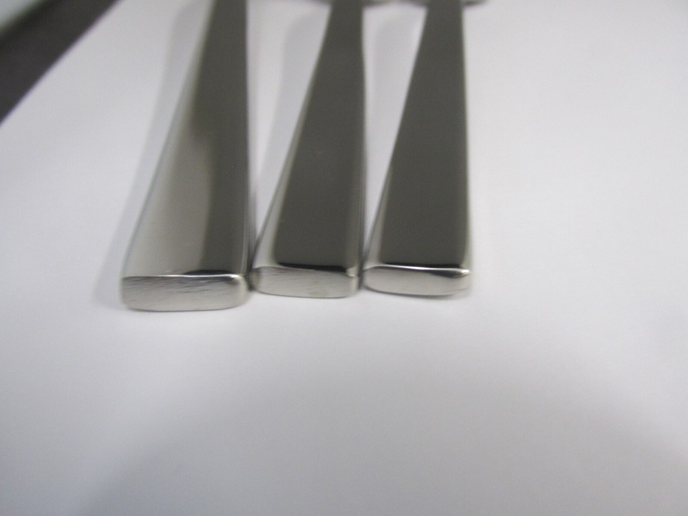 PATTERN COLE STAINLESS FLATWARE 3 SOUP SPOONS 3 DINNER 3 SALAD FORKS REED BARTON