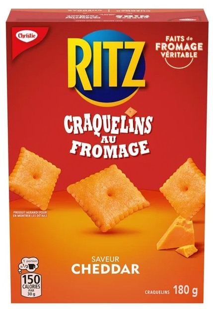 Ritz Cheese Nibs Cheddar Crackers 180g (3 Pack)