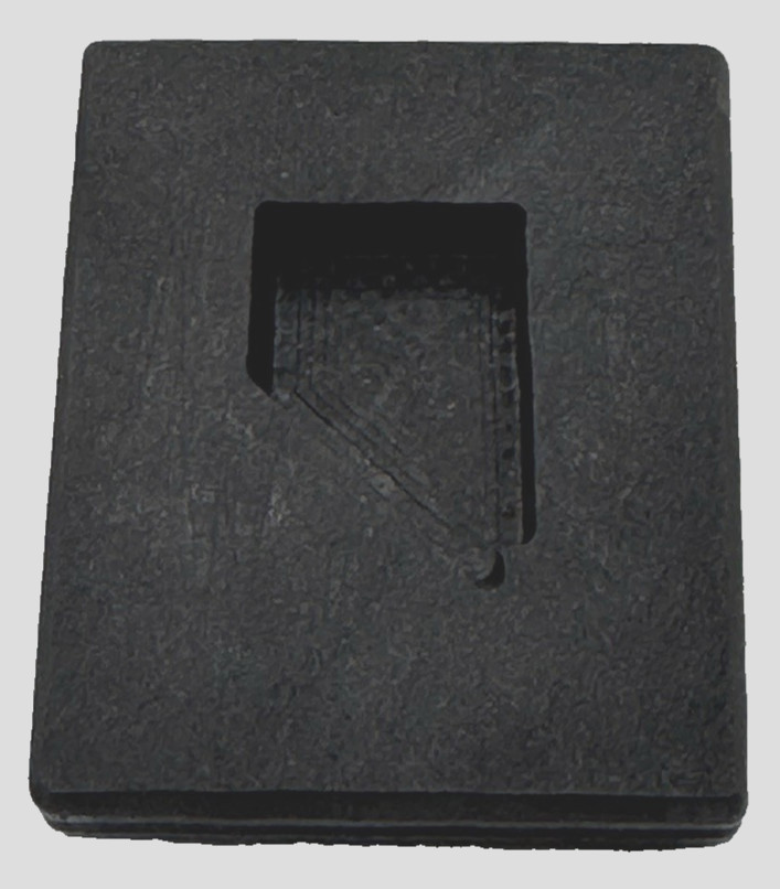 Graphite Ingot Mold For Casting 1 oz Gold Nevada