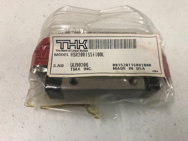 HSR20R1SS+100L THK LINEAR BLOCK AND RAIL. NEW IN PACKAGE