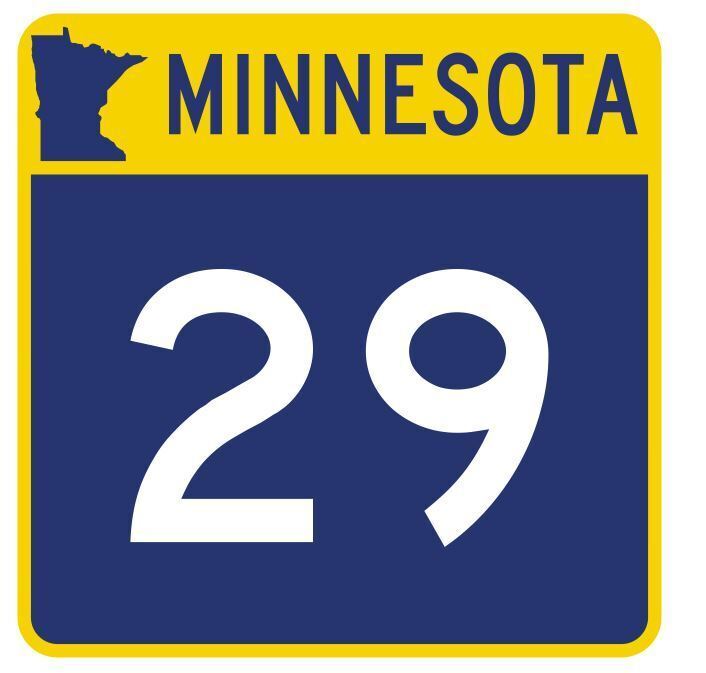 Minnesota State Highway 29 Sticker Decal