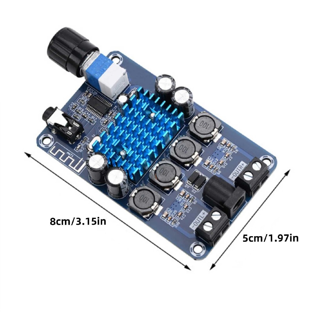 Digital Power Amplifier Board Class D 50W*2 Audio Versatile Audio Solution