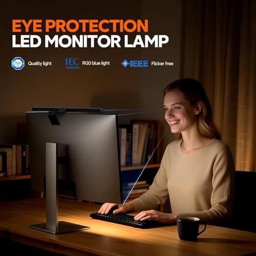 Computer Monitor Light Bar, USB Computer Lamp Dimmable Screen Light Bar,