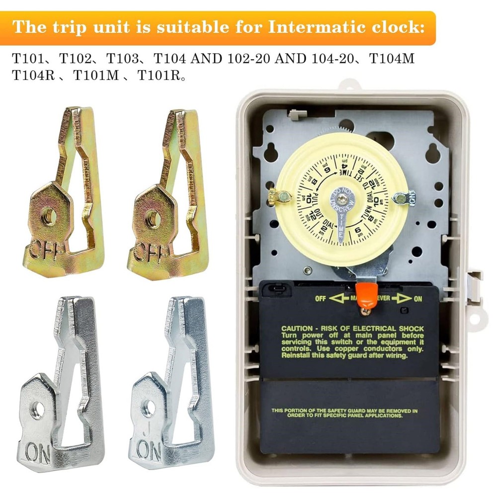 For Intermatic T Series Time Clock Tripper Replacement 156T1978A with Hardware