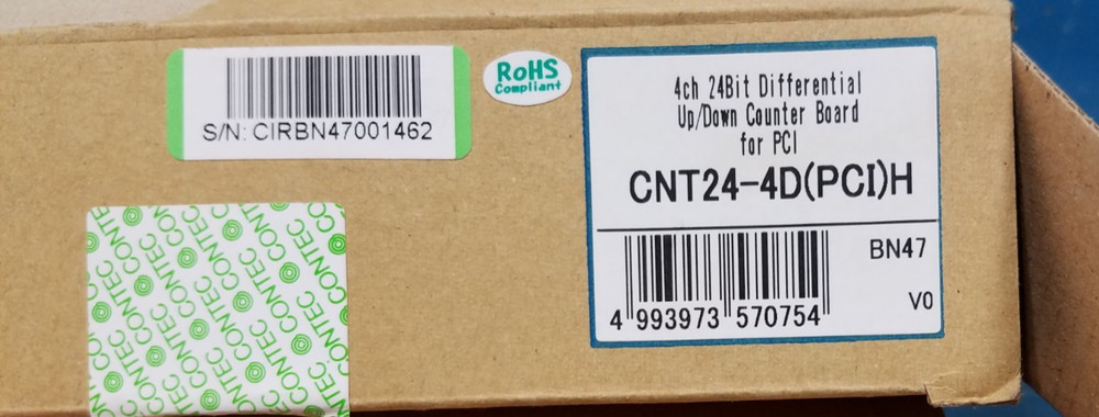 CNT24-4D(PCI)H CONTEC ACQUISITION CARD PRE OWNED