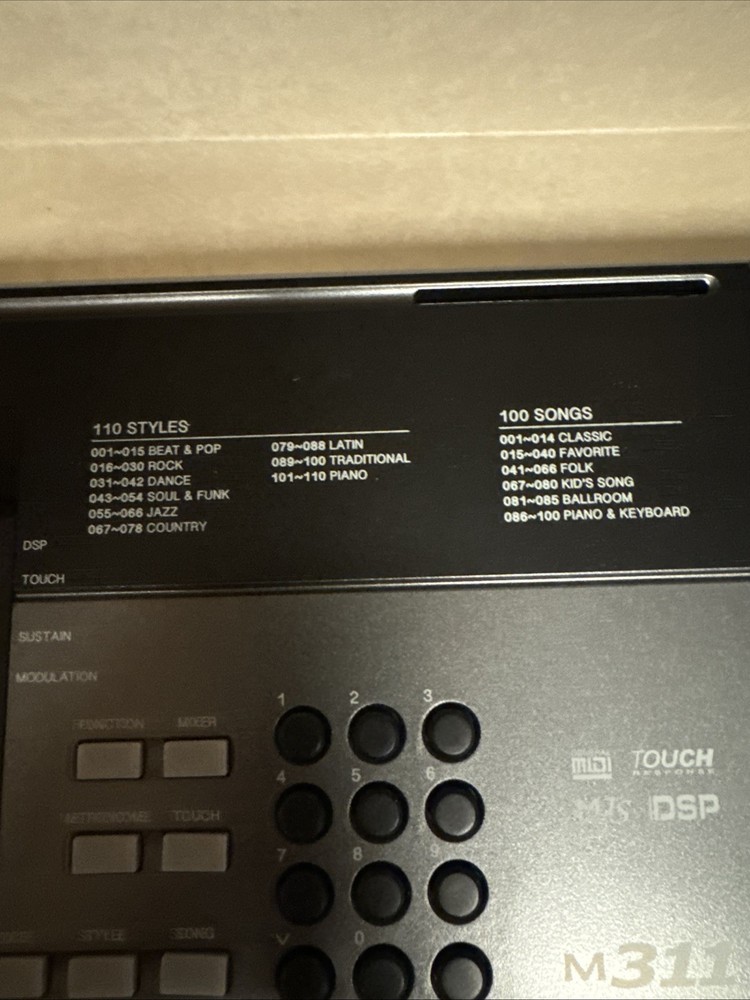 Medeli M311 Musical Keyboard Tested And Works
