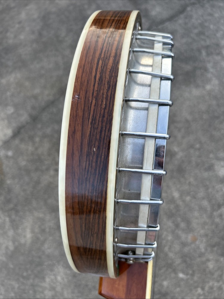 Vintage Conqueror 5 String Banjo+ 70s MIJ Playable Project Bluegrass
