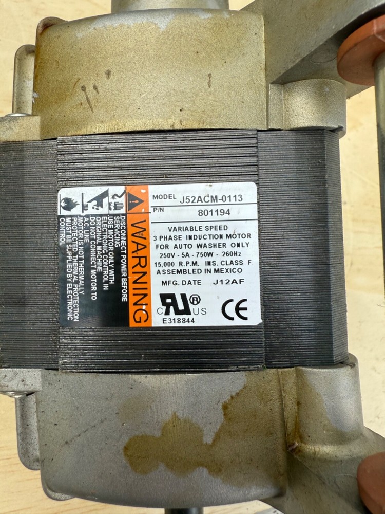Speed Queen Motor pn 801194