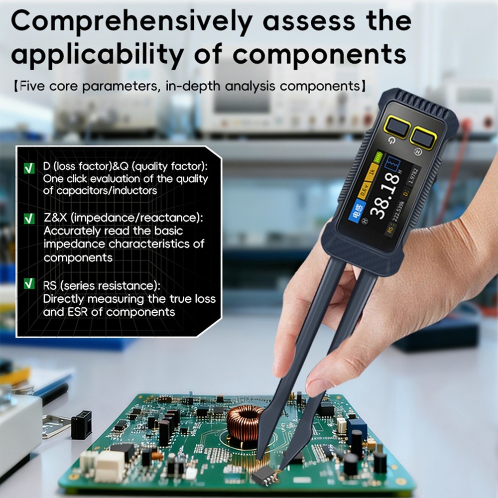 Portable Digital SMD Component Tester High Precision Capacitor Inductor Analyzer