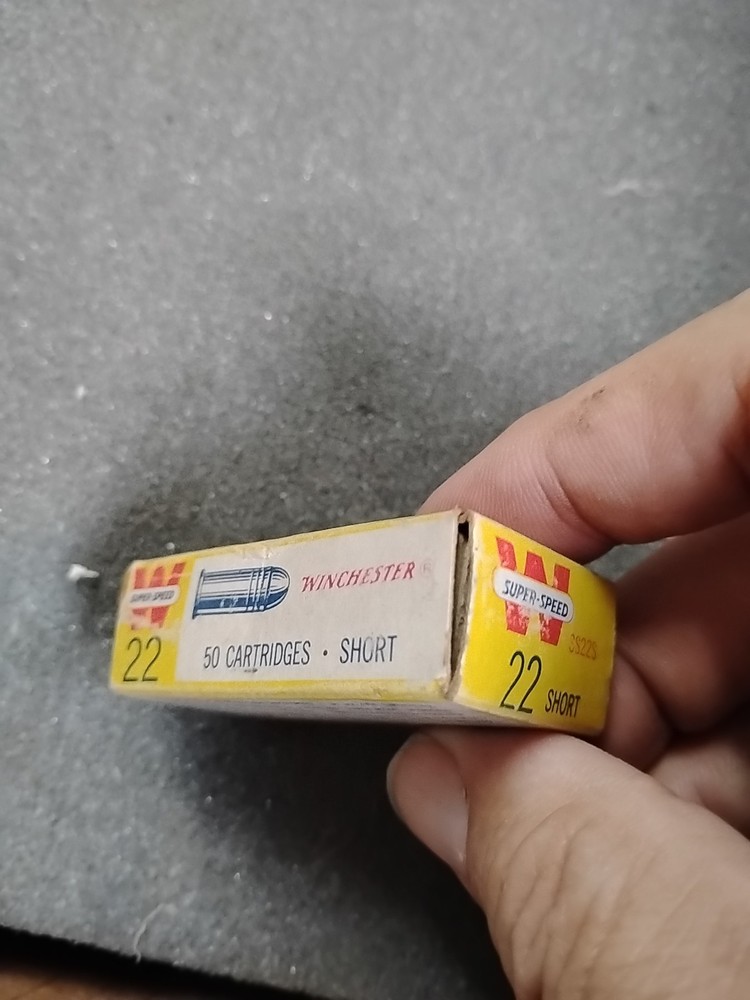 Winchester Super Speed 22 Short Empty Box