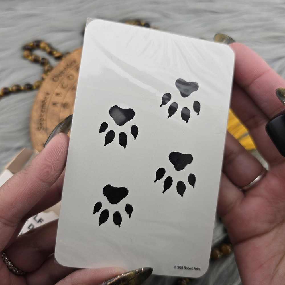 Wolf Pack Tarot Deck by Robert Petro 60 Card Oracle Deck No Guidebook - USED