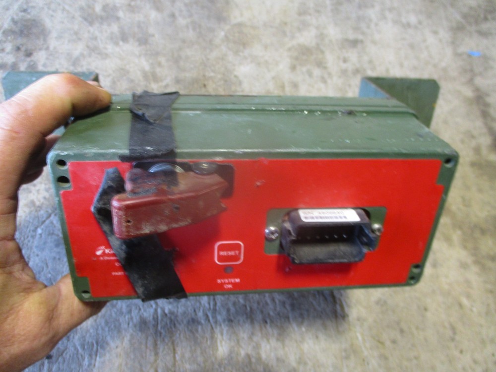 Used Kidde Fire Control Panel AFES, w/Mounting Bracket, for HMMWV