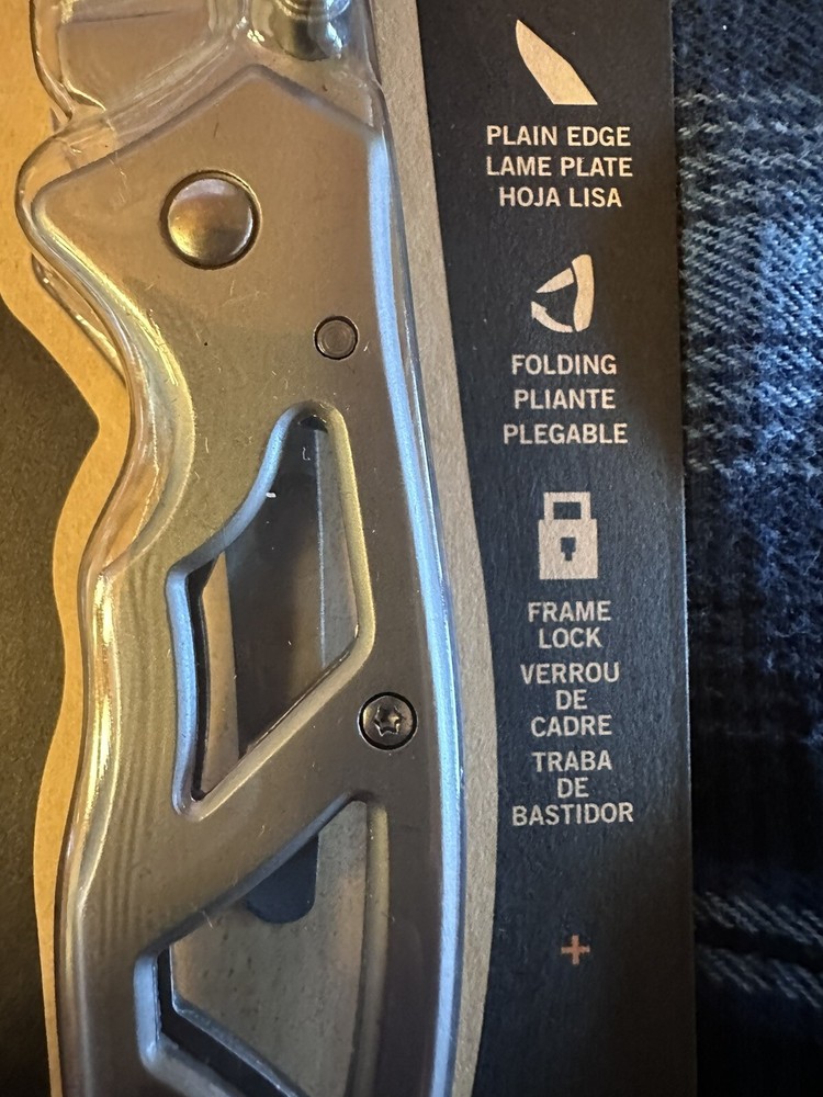 New Gerber Paraframe Folding Knife Combo Kit Fire Starter & Sharpener 31-004134