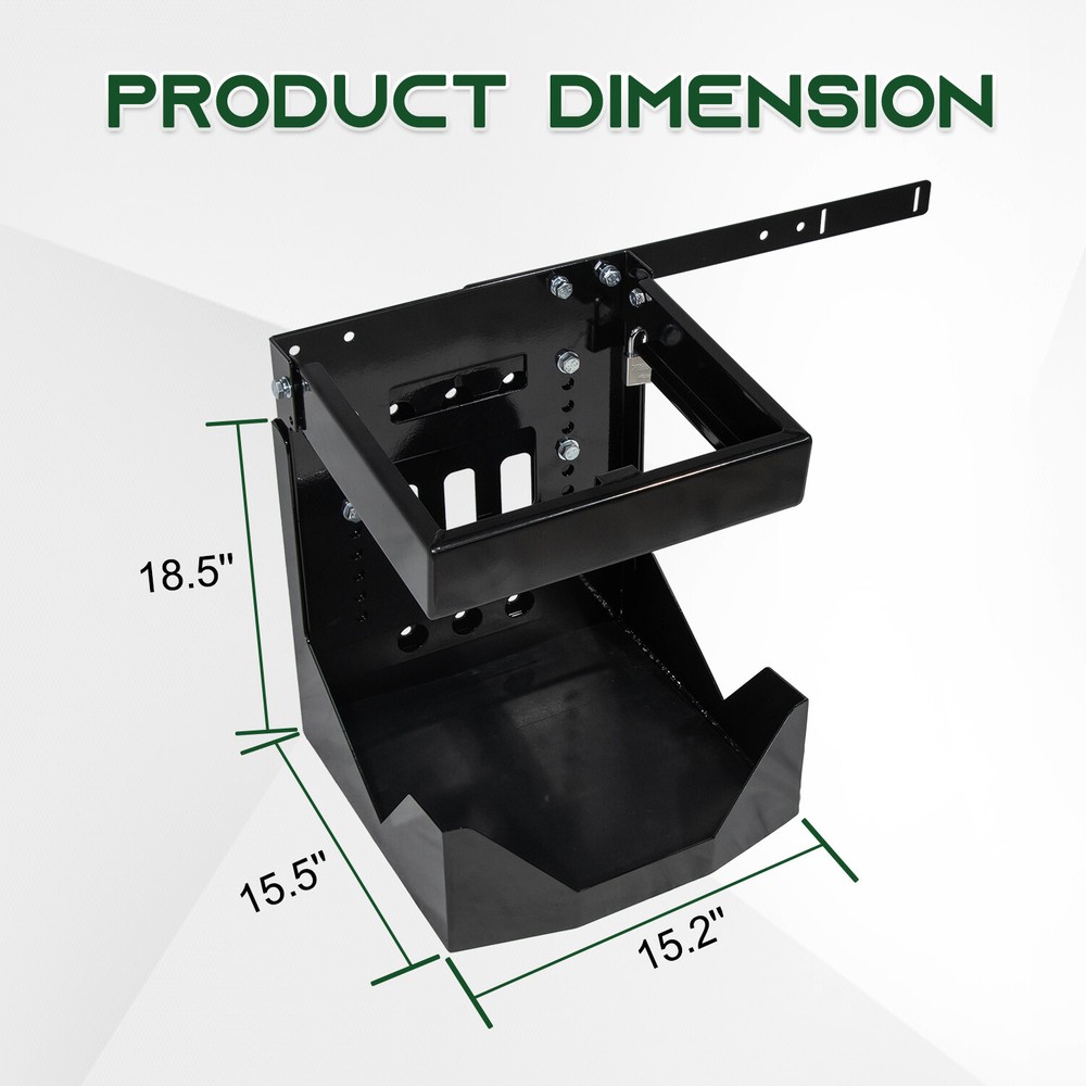 Adjustable Backpack Blower Rack for Open & Enclosed Trailer/ Truck Holder W/Lock