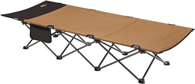 MOUNTAIN SUMMIT GEAR Horizon Cot, Foldable Camping Cot for Children & Adults
