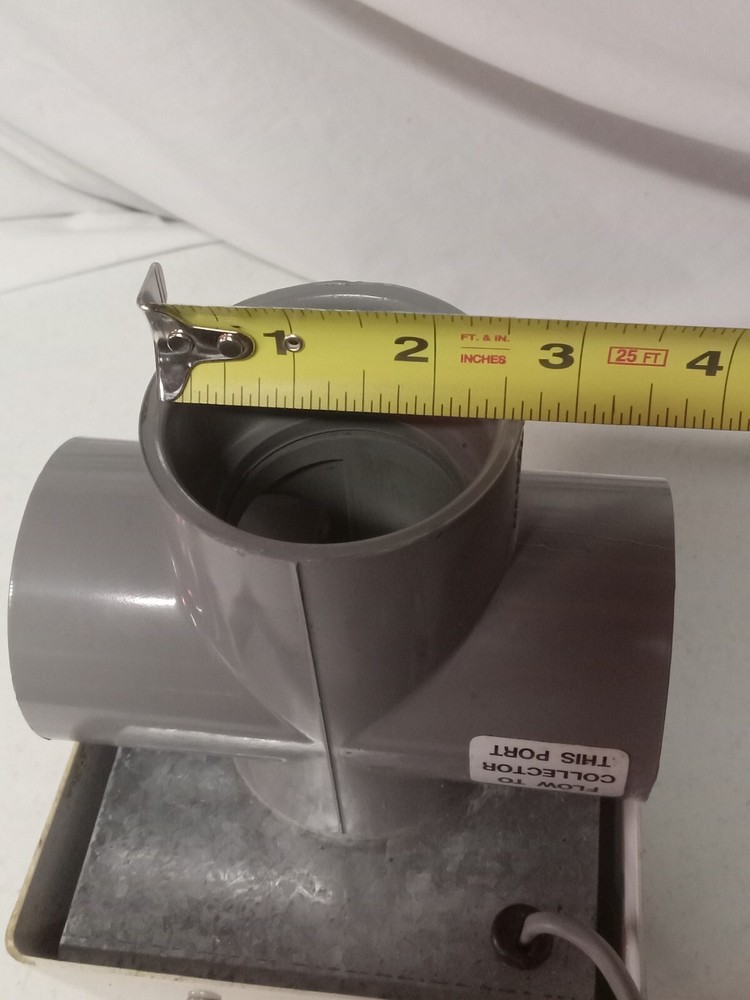 Heliotrope Flo-Verter HM 4000 12 VAC Motorized 2" CPVC 3-Way Diverting Valve NOS