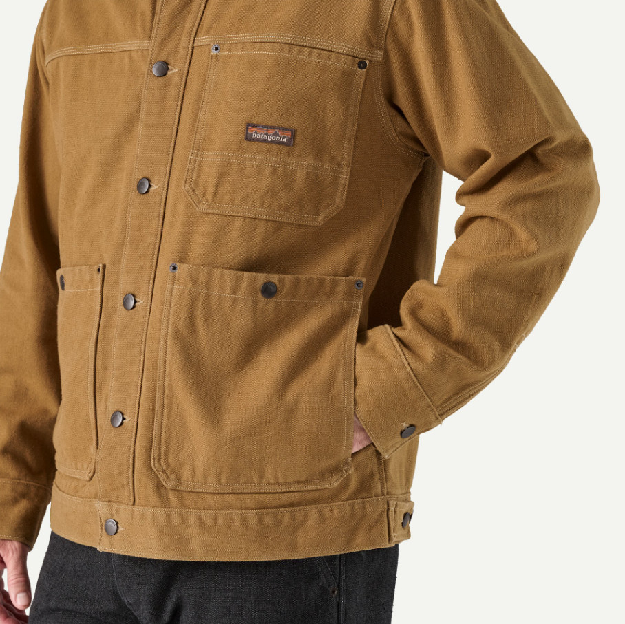 Men's Iron Forge Canvas Chore Coat Coriander Brown