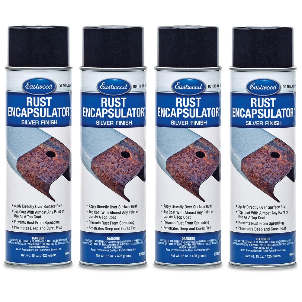 Eastwood Silver Rust Encapsulator 15 oz Aerosol  4 Pack