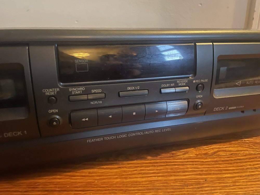 Technics RS-TR180 Dual Tape Cassette Deck Not Working As Is Project