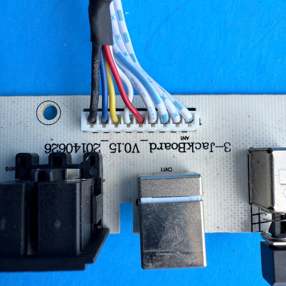 ALESIS VI49 MIDI Keyboard Controller Part: AC USB Input ON/OFF Switch Jack Board