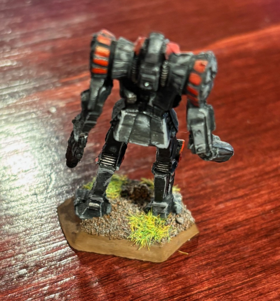 Battletech Painted Plastic Miniature "Zeus" Wolf's Dragoons Based