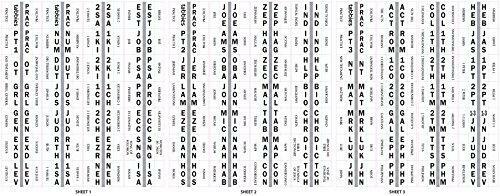 Large Print Bible Indexing Tabs - Silver: Bible Indexing Tabs